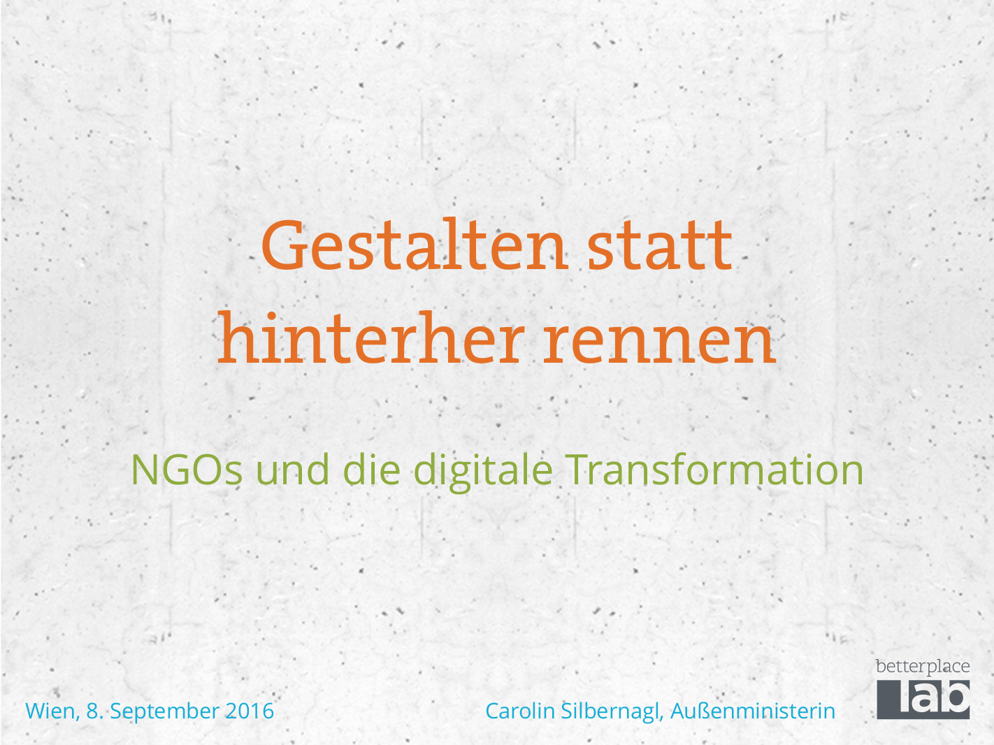 Cover Vortrag Keynote Silbernagl Summit