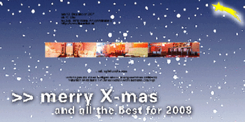 ISPA Weihnachtsfeier 2007 - Gru&szlig;karte