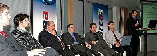 Podium-Internet-Sicherheit Pichlmayr, Breyha, Schraml, Sumesgutner, Einzinger, Meixner, Chytil
