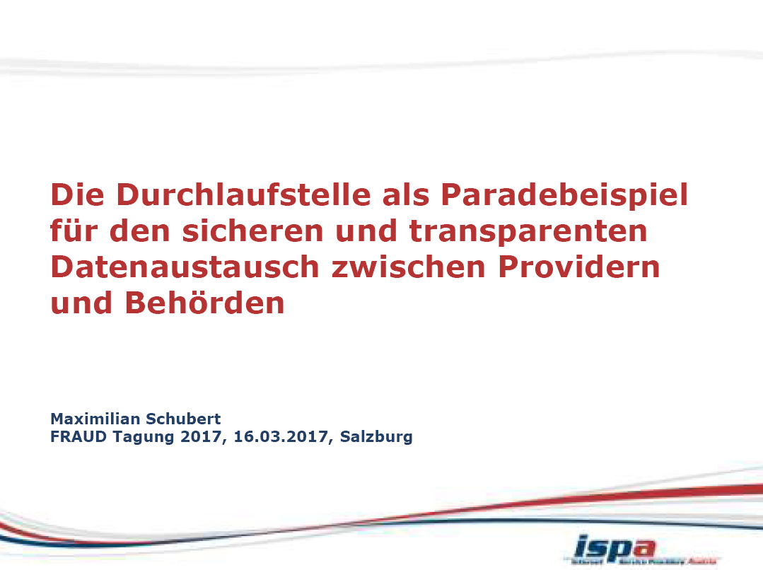 Titelfolie der Pr&auml;sentation